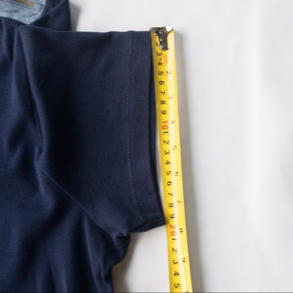 LAUREN Ralph Lauren Women's 3X Short Sleeve Navy Shirt with zipper detail - Picture 14 of 15